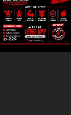 Nutrition Tips preview from BYLT Fitness TikTok